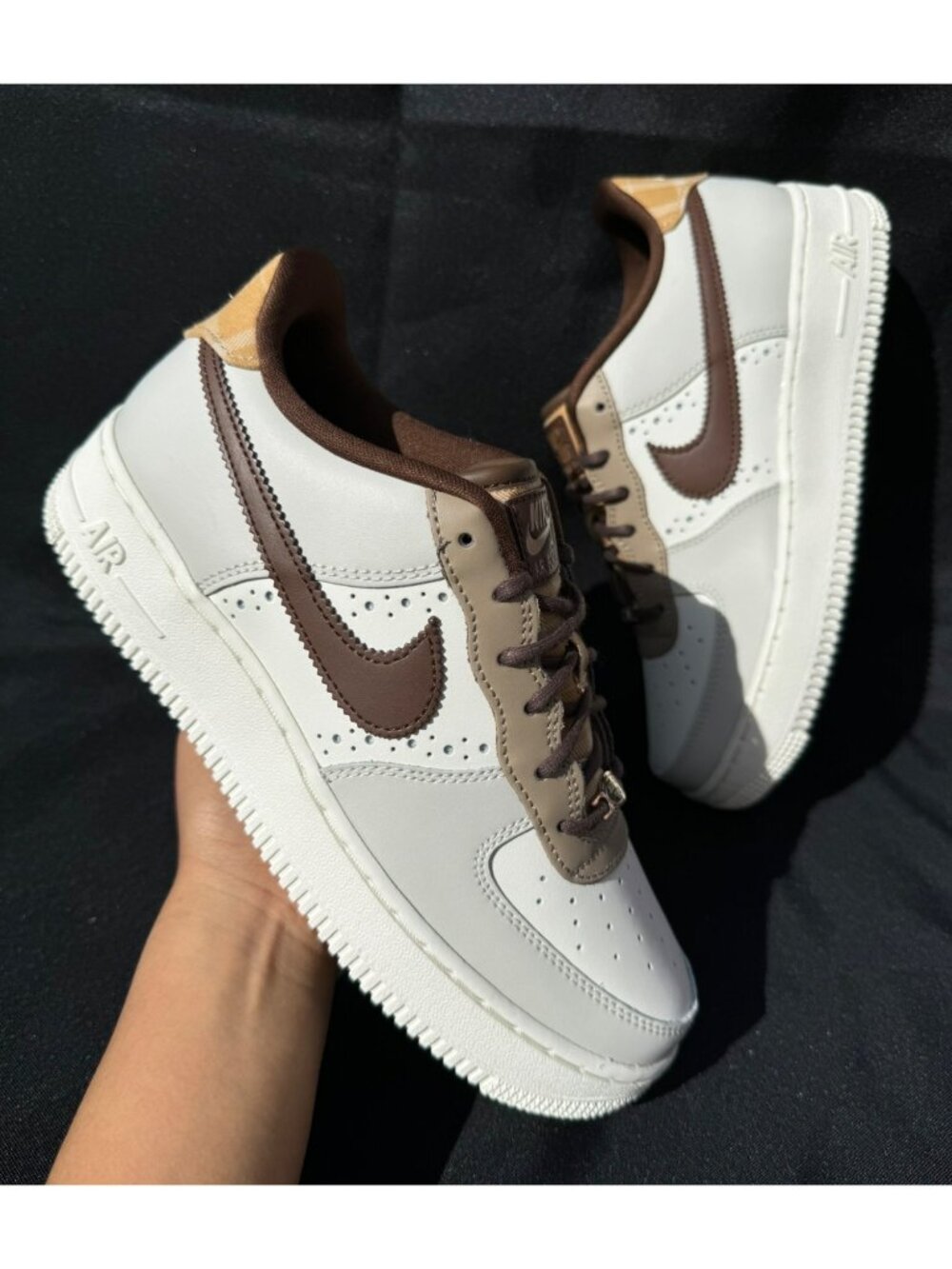 ✨ G29 - SIZE 6Y / 7.5 WOMEN'S NIKE AIR FORCE1 LV8 SAIL / CACAO/ SAIL FV3702 121